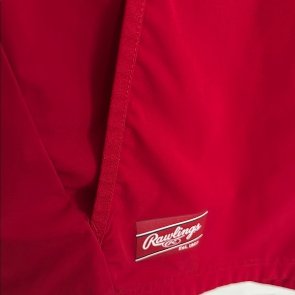Rawlings Red Men's ColorSync Short Sleeve Cage Jacket #355 - Picture 7 of 10